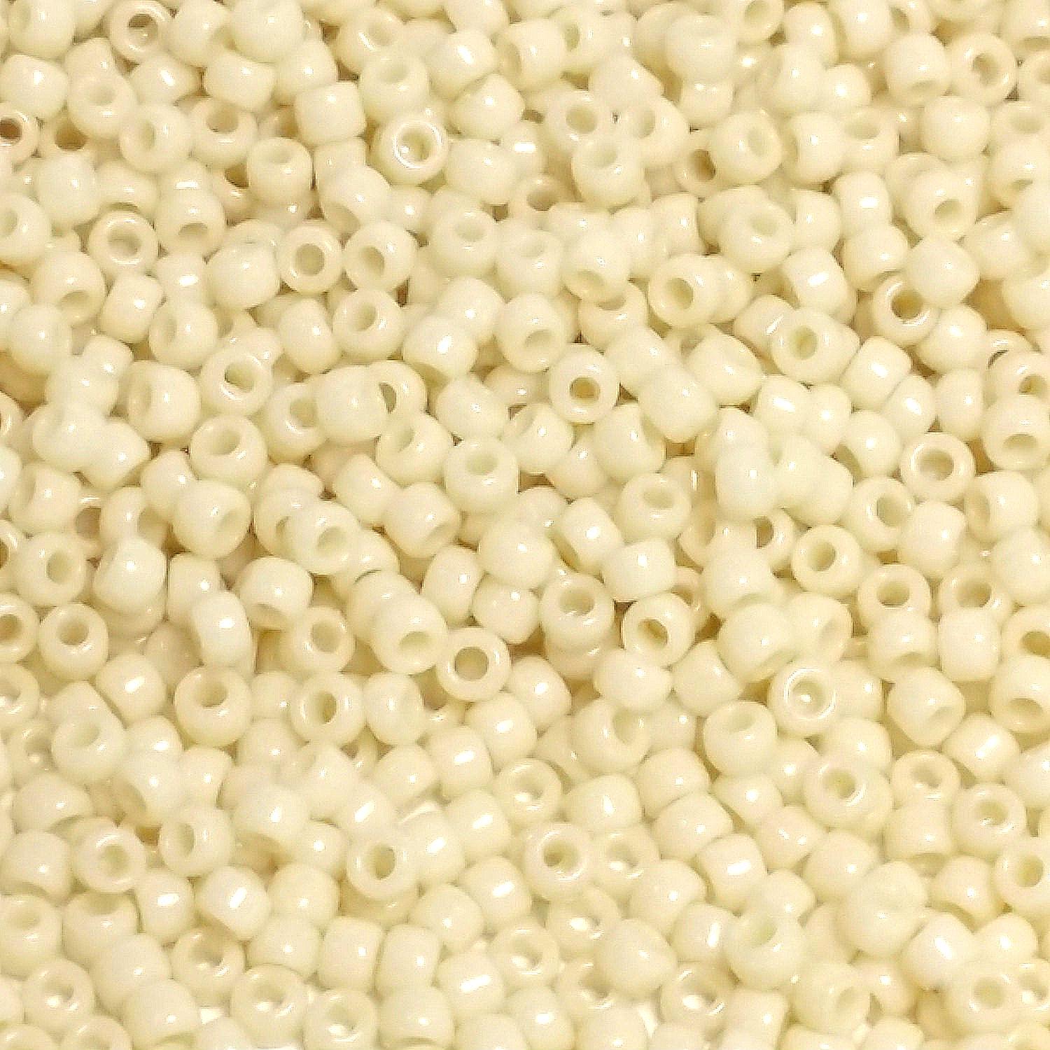 Opaque Lt Beige TOHO Seed Glass 11/0 - 10g