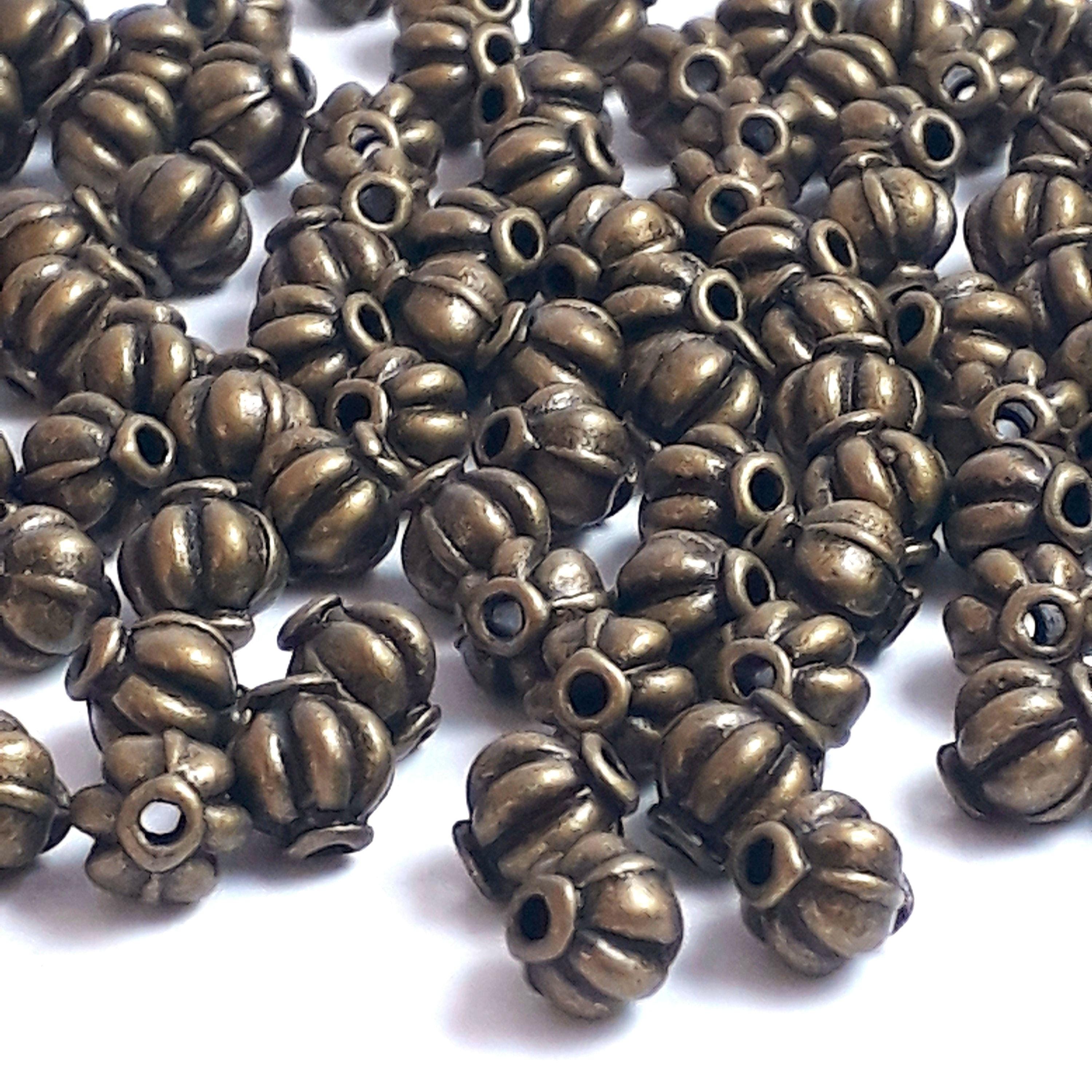 Antique Bronze Lantern 6mm - 50pcs