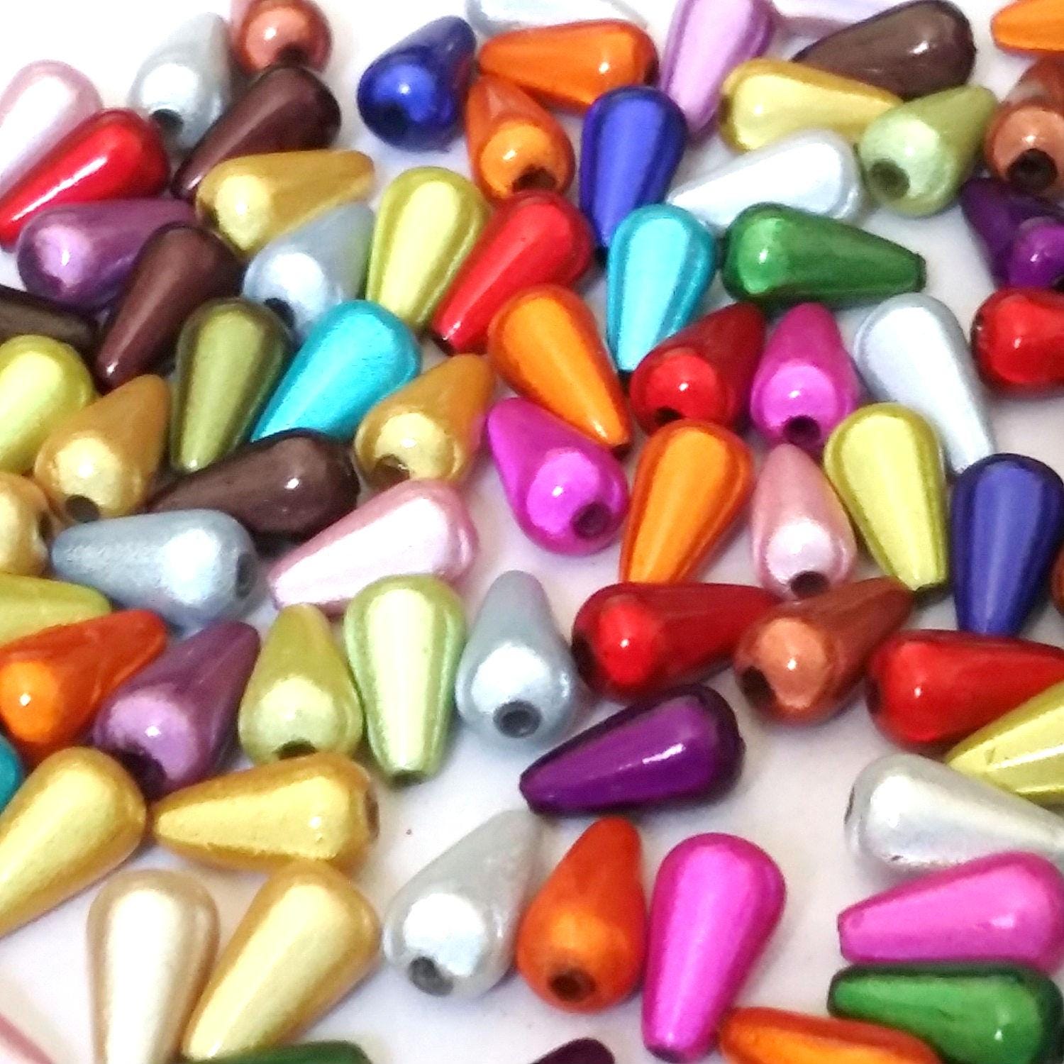 Miracle Resin Teardrop Mixed Colour 10x6mm - 20pcs