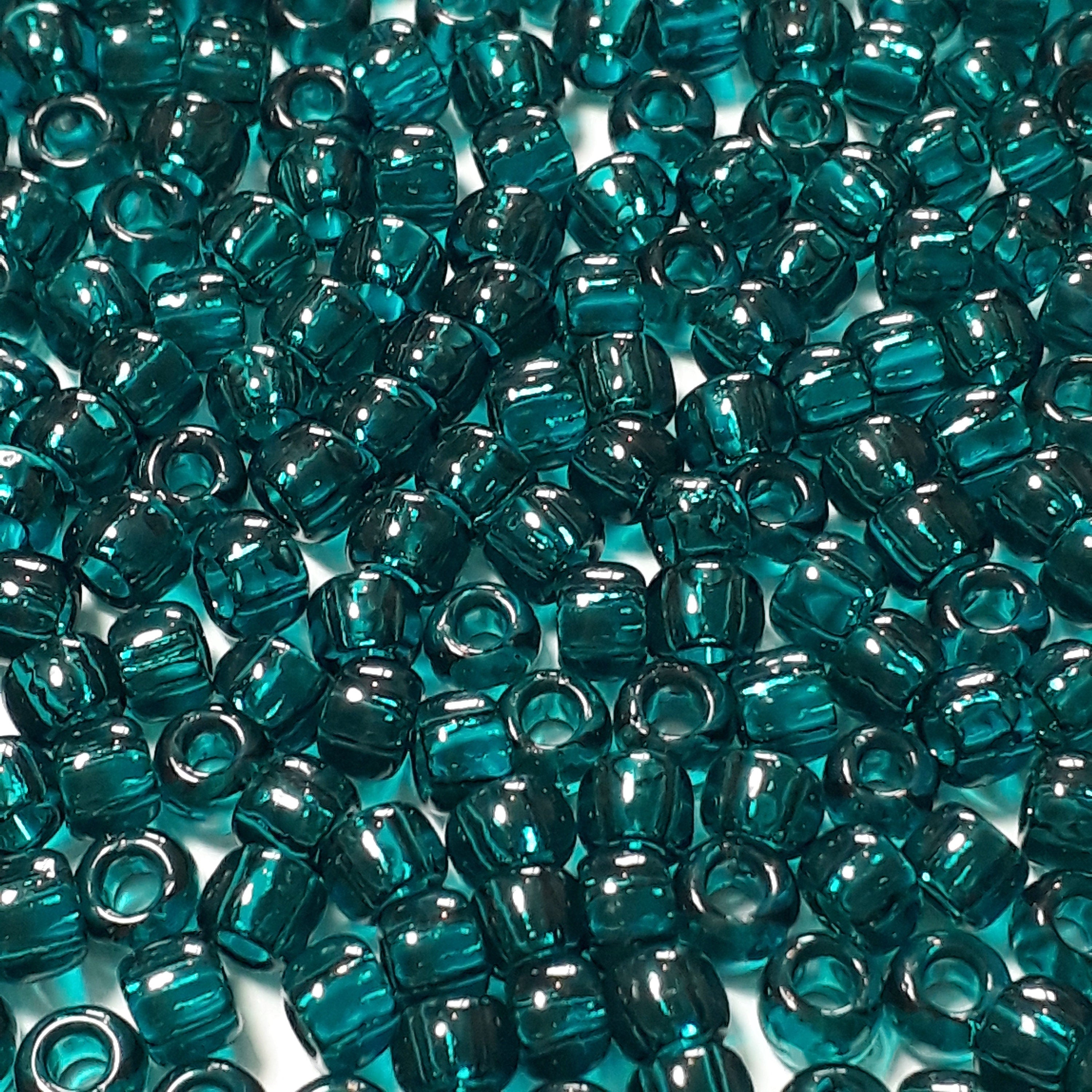 Transparent Capri Blue TOHO Seed Glass 6/0 - 10g