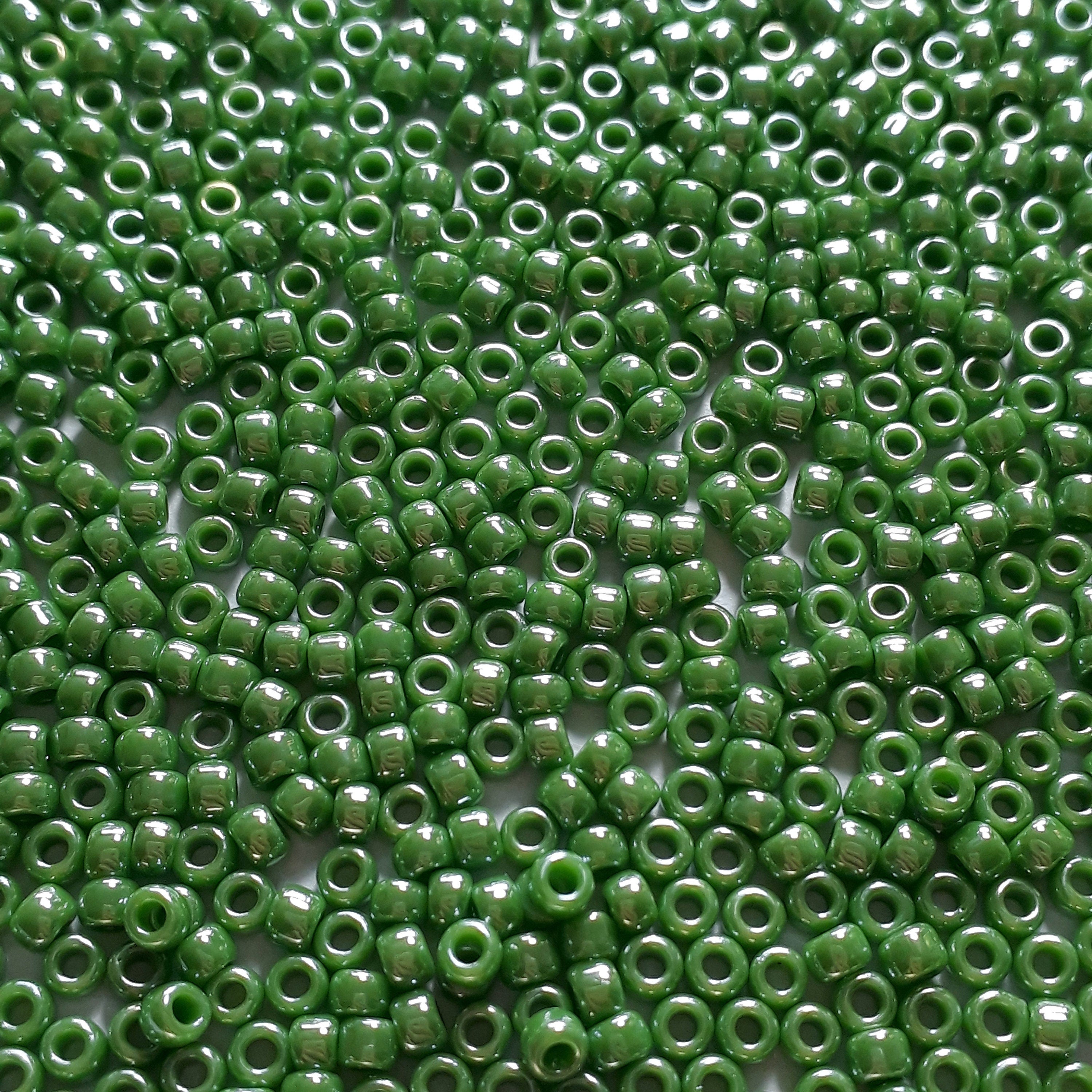 Opaque-Lustered Mint Green TOHO Seed Glass 11/0 - 10g