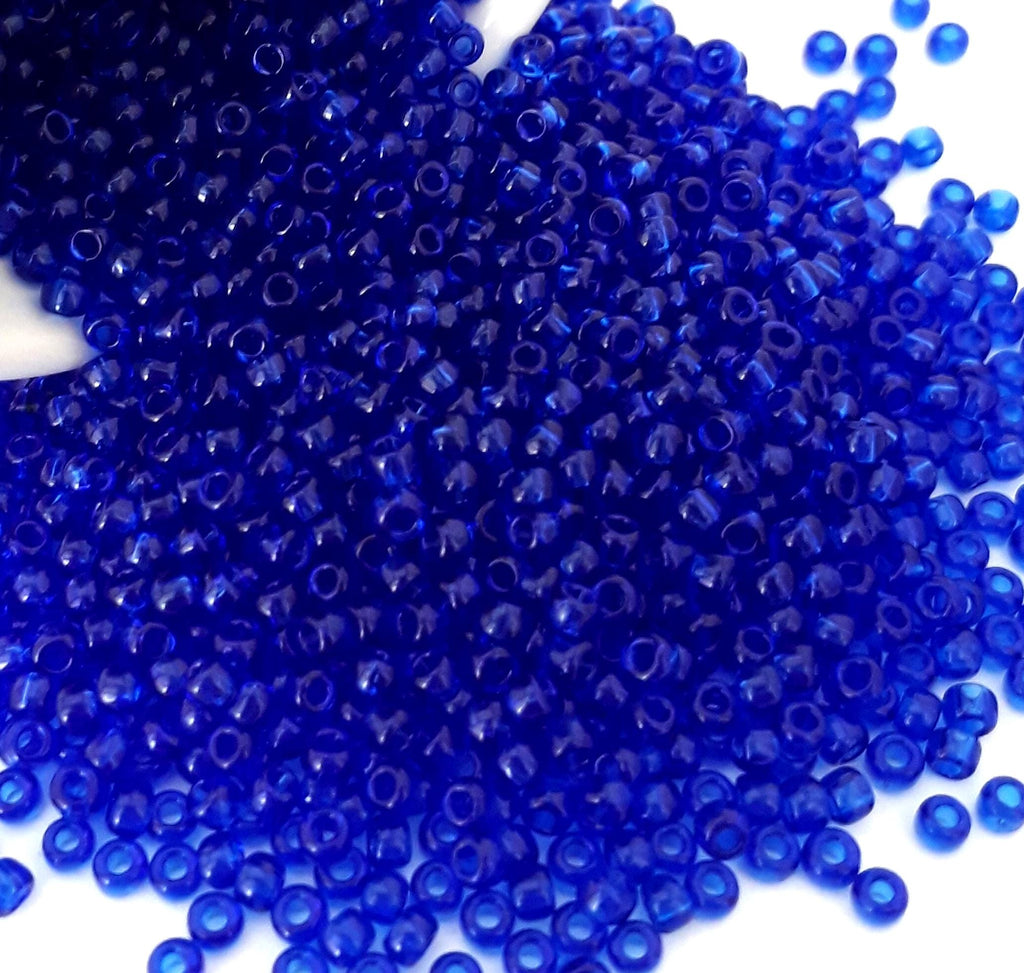 Transparent Blue TOHO Seed Glass 11/0 - 10g
