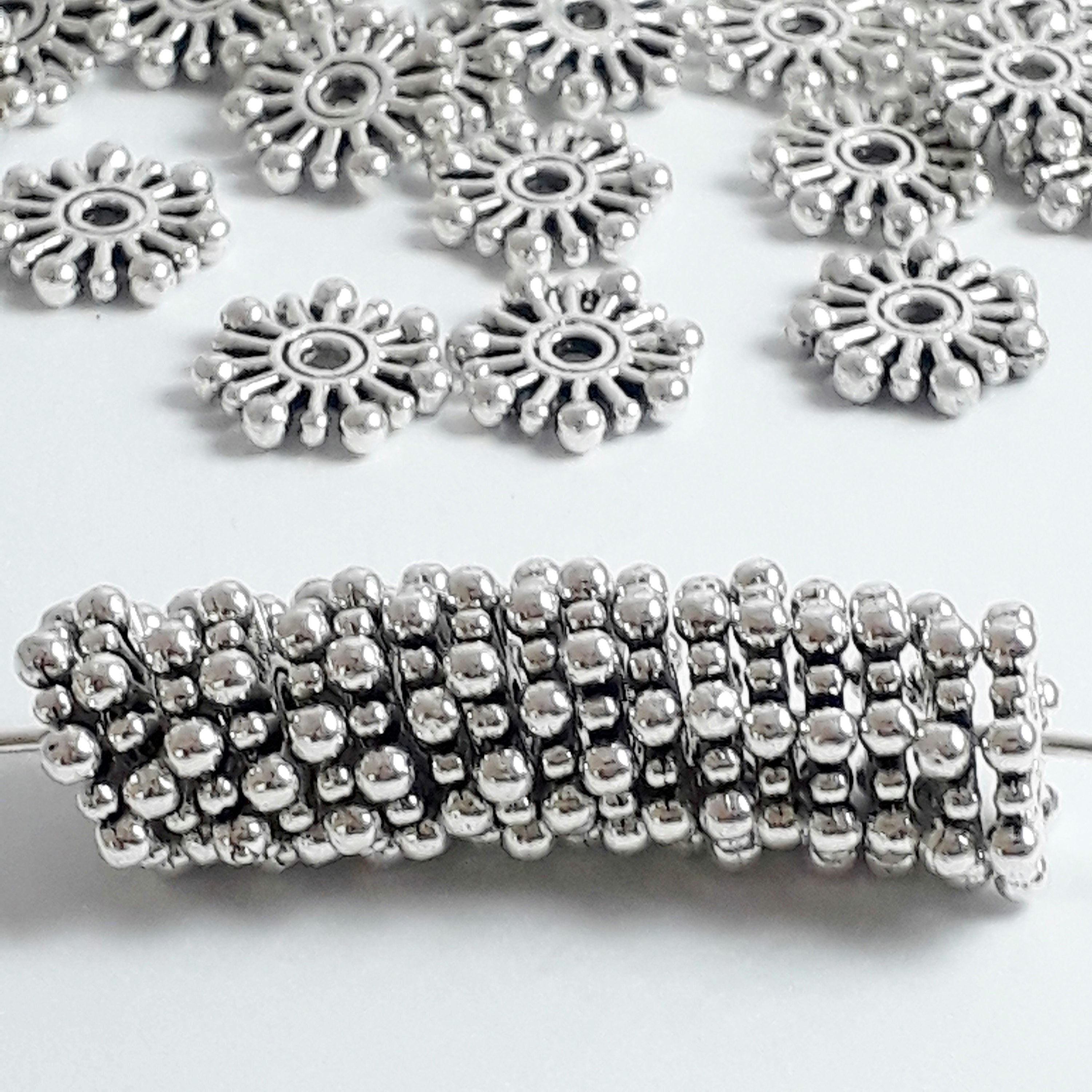 Ring Spacers Antique Silver 10mm - 25pcs
