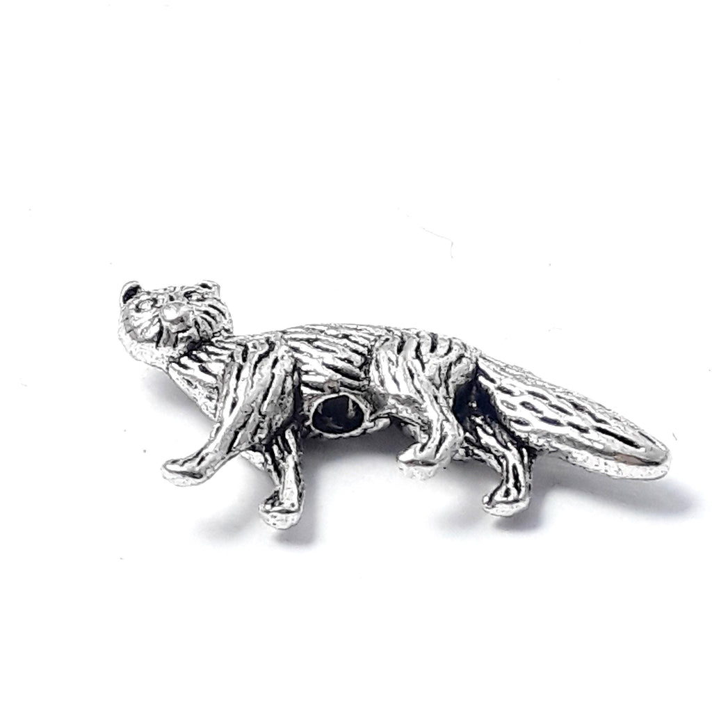 Fox Antique Silver 21x12mm - 10pcs