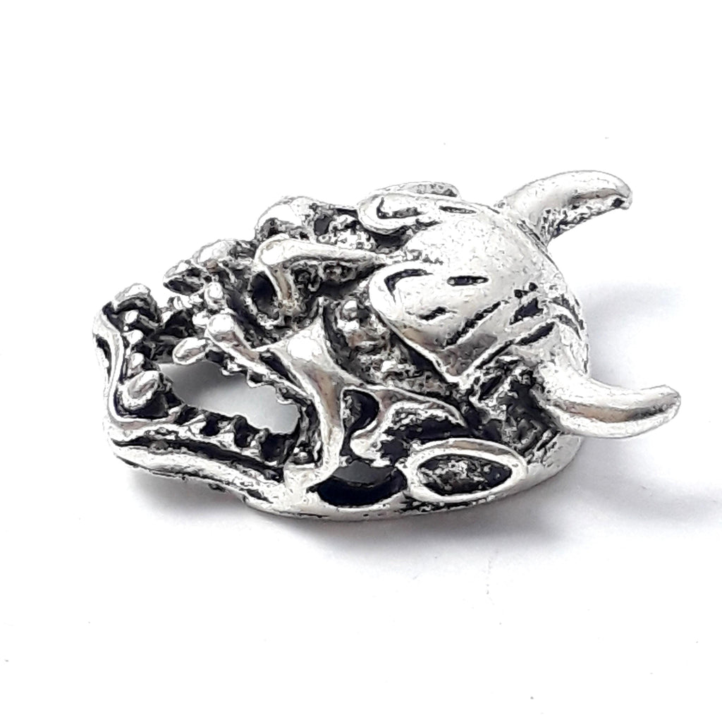 Demon Antique Silver 16x12mm - 4pcs