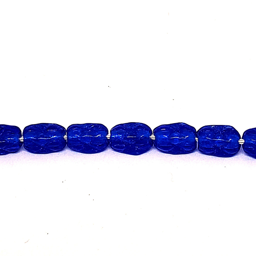Blue Star Czech Glass Tube 6x4mm - 30pcs