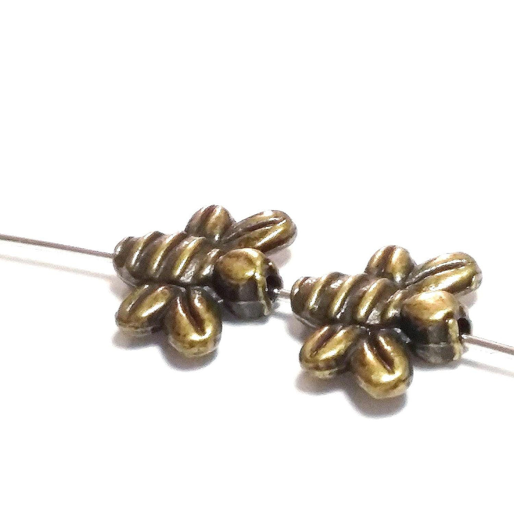 Bee Antique Bronze 14x12mm - 10pcs