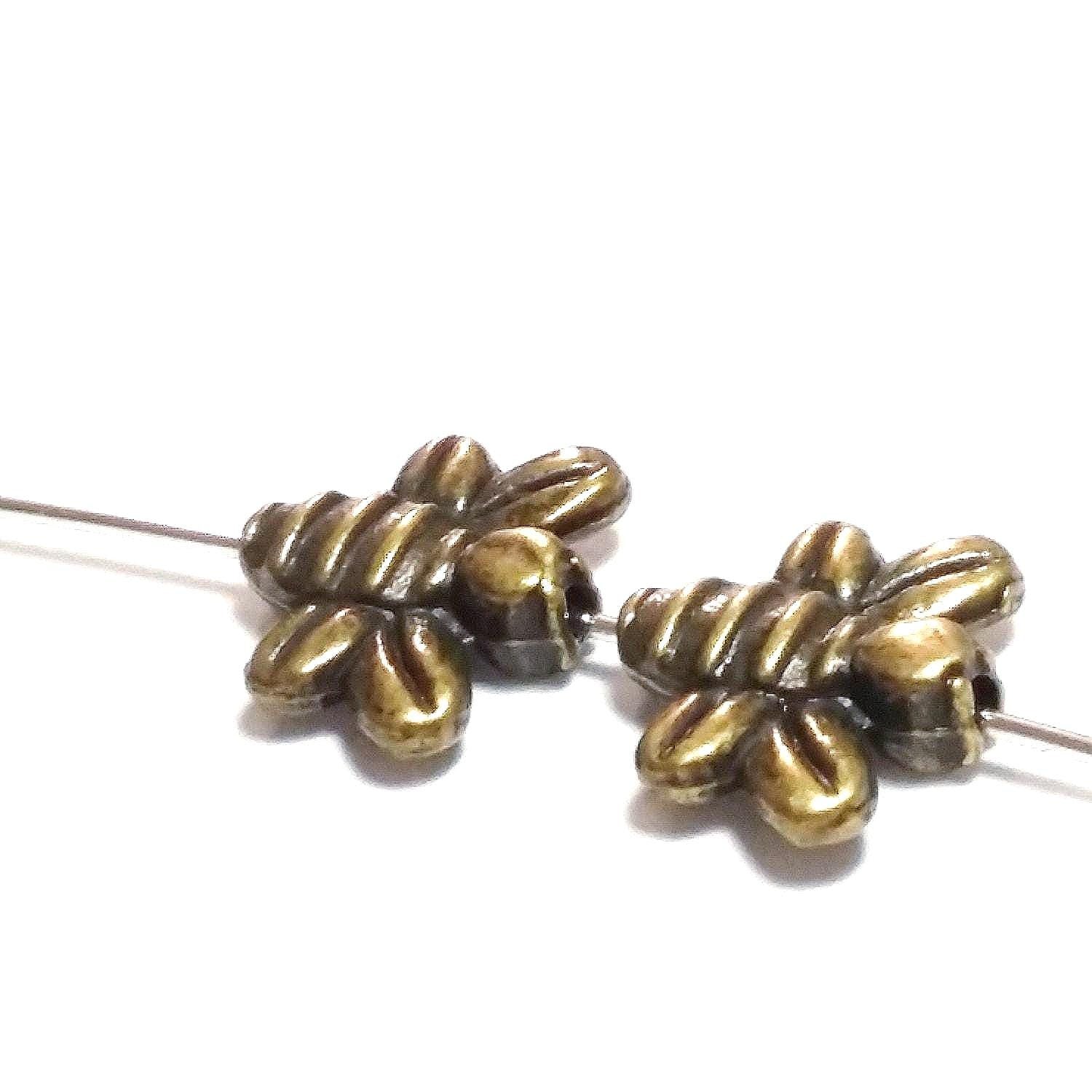 Bee Antique Bronze 14x12mm - 10pcs