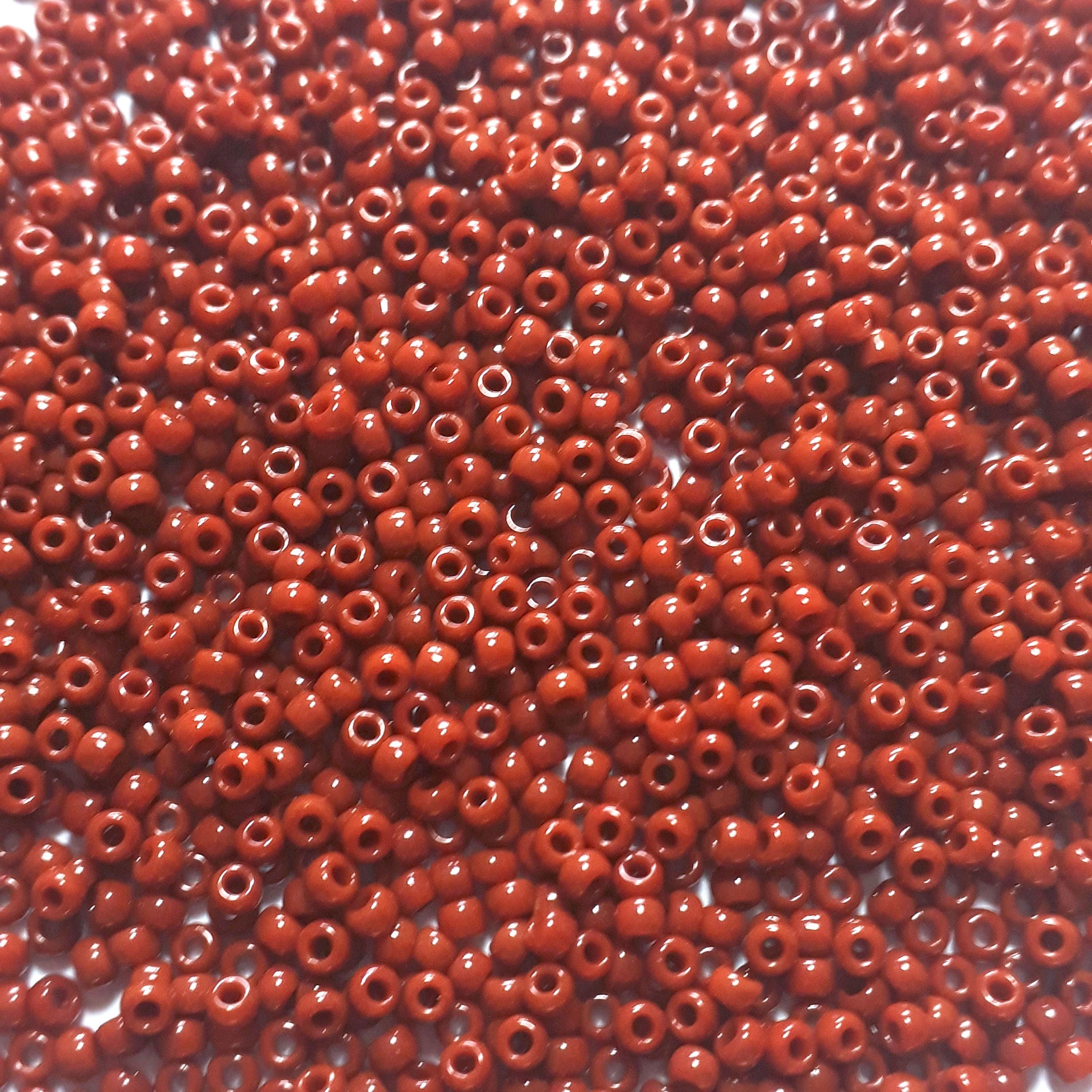 Opaque Terracotta TOHO Seed Glass 11/0 - 10g