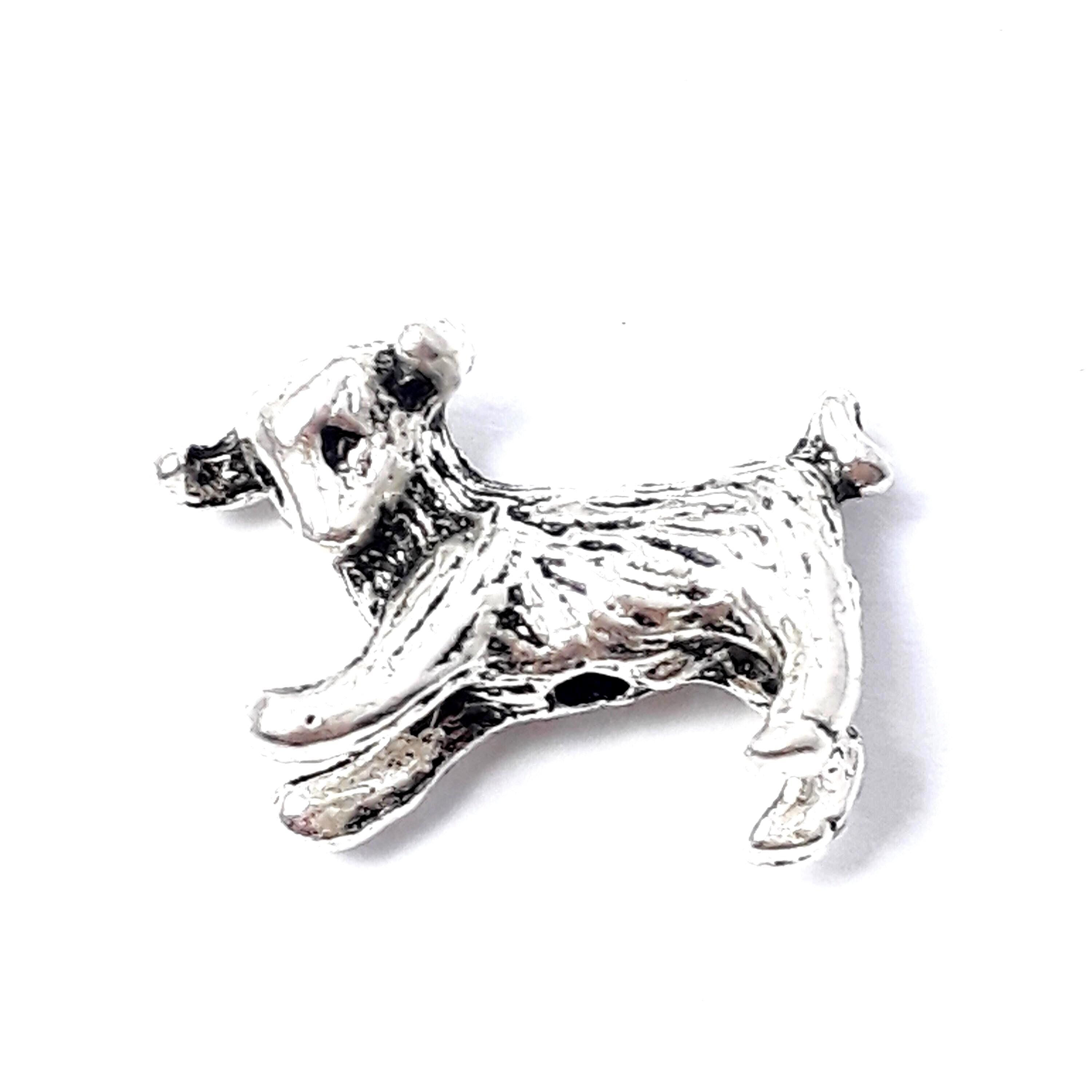 Lamb Antique Silver 15x10mm - 6pcs