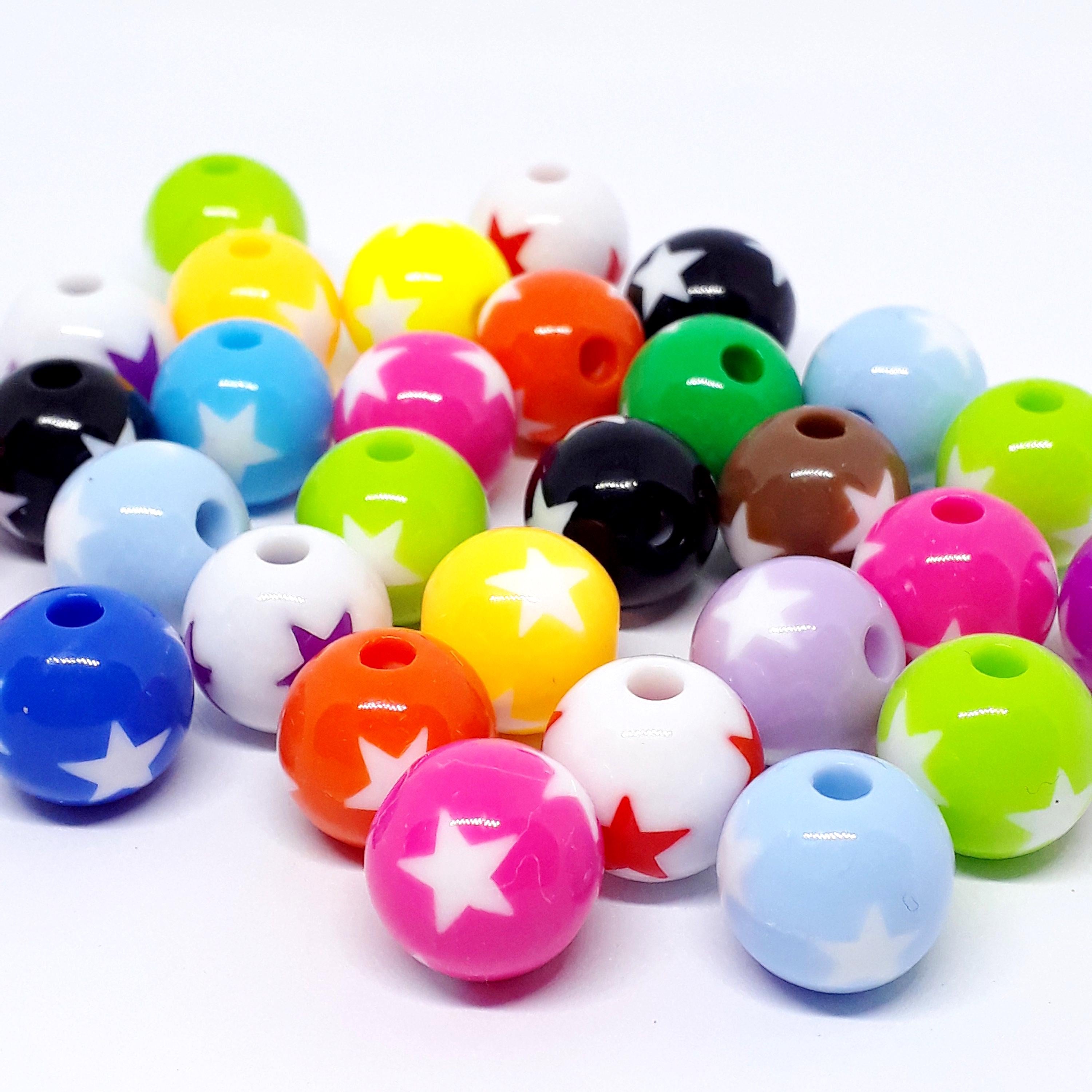 Round Acrylic Star 12mm - 10pcs