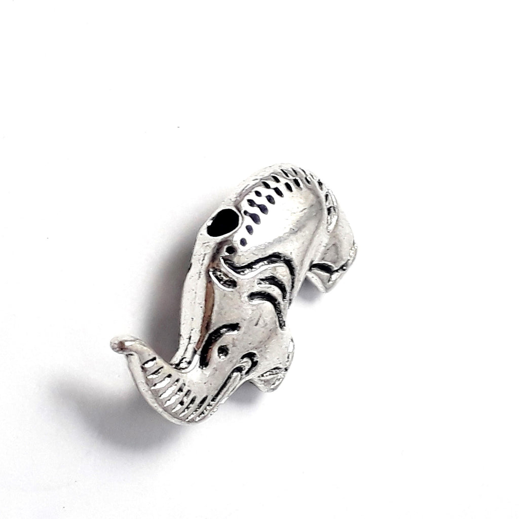 Elephant Antique Silver 24x16mm - 4pcs