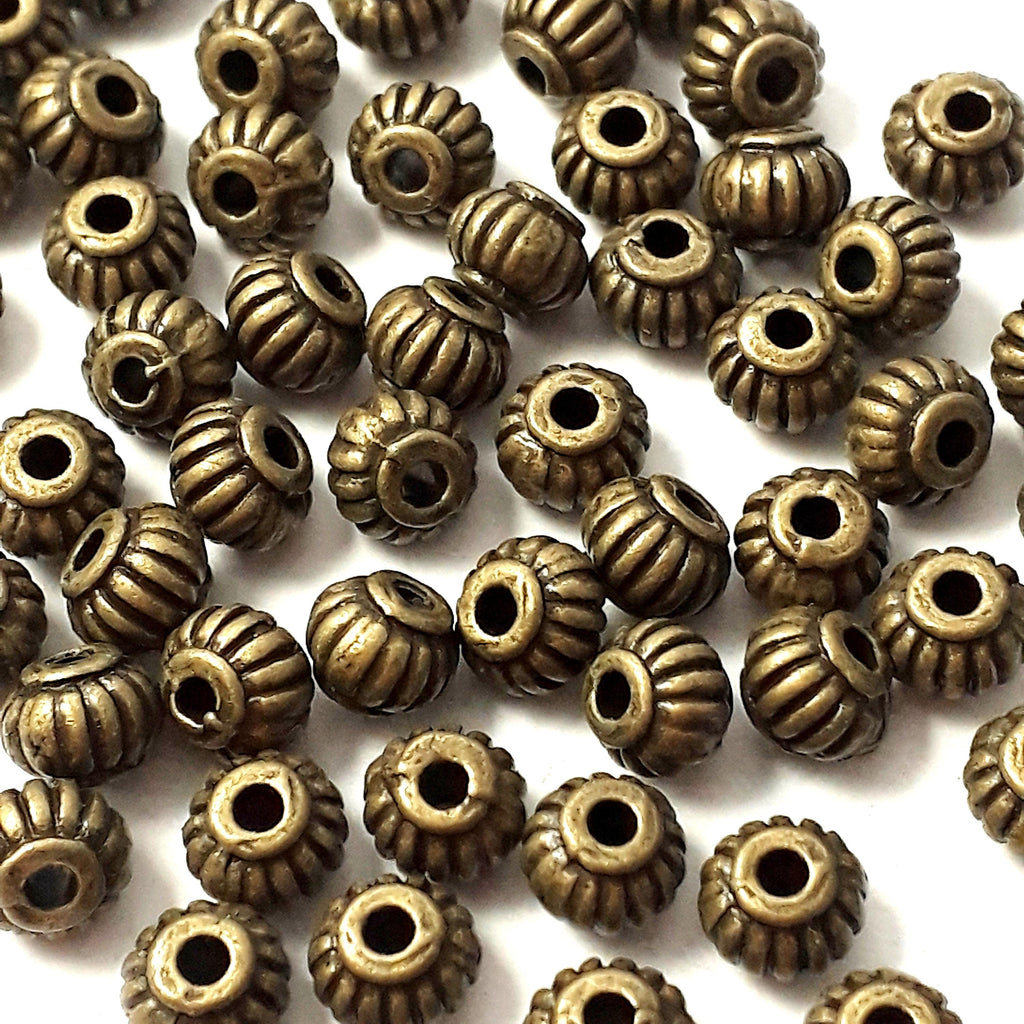 Lantern Spacer Antique Bronze 5x4mm - 50pcs